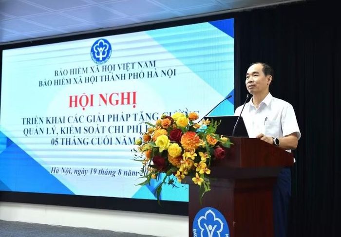 Phó Giám đốc Sở Y tế Hà Nội Nguyễn Đình Hưng phát biểu