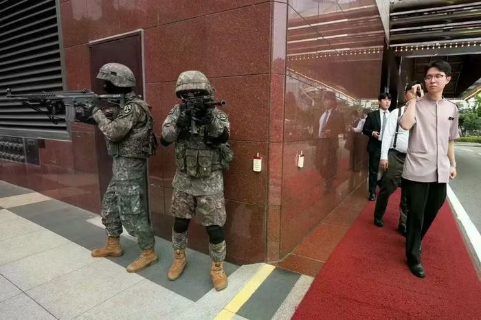 Binh sĩ Hàn Quốc diễn tập chống khủng bố trong khuôn khổ cuộc tập trận chung Ulchi Freedom Shield tại Seoul ngày 19-8-2026