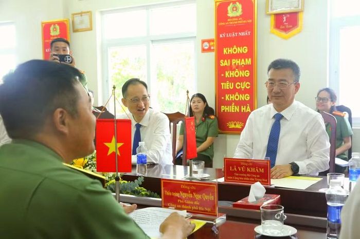 Thứ trưởng Lã Vũ Khâm dẫn đầu đoàn Bộ Công an Trung Quốc sang thăm Việt Nam