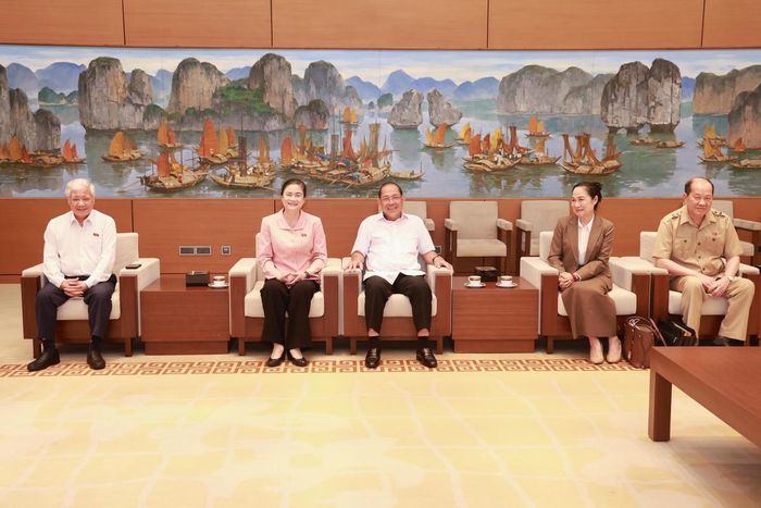 Các đại biểu tham dự buổi gặp mặt. Ảnh: Quang Vinh