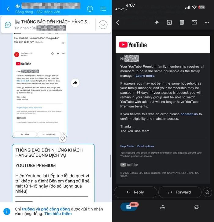 Những bên bán tài khoản YouTube Premium giá rẻ đang ráo riết tìm giải pháp.