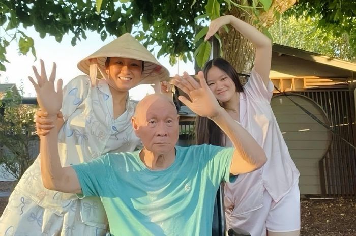  Cuộc sống đời thường của chị Phương bên cha và con gái tại Mỹ. 