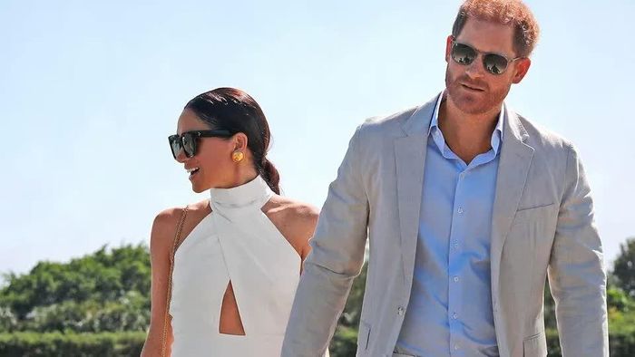 Vợ chồng Hoàng tử Harry. Ảnh: Vanity Fair