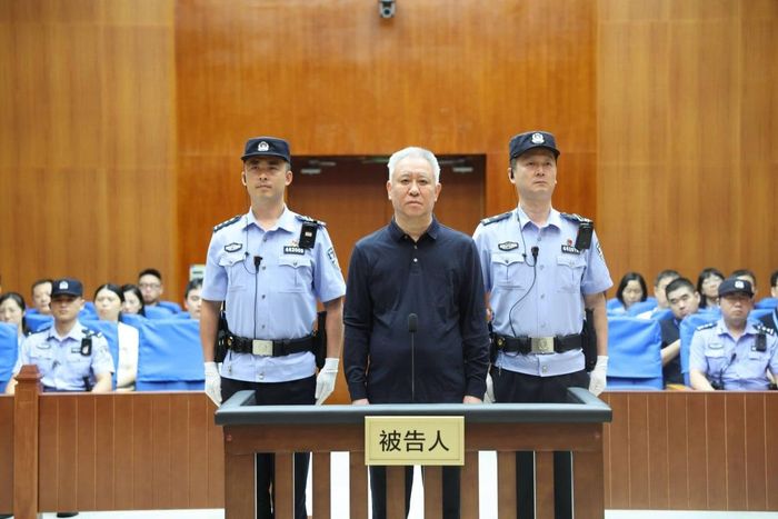  Ông Hứa Gia Ấn bị tòa án Thâm Quyến tuyên phạt tù chung thân và tịch thu toàn bộ tài sản cá nhân. Ảnh: CCTV.