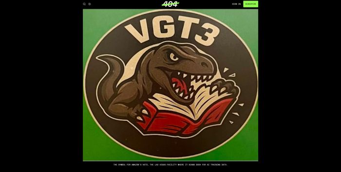  Logo nhà kho của Amazon được VGT3 đăng tải. Ảnh: 404 Media. 