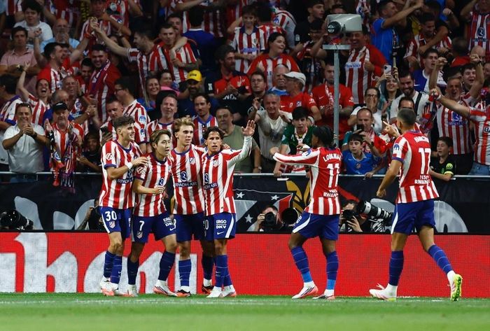 Ngôi sao Hàn Quốc thi đấu bùng nổ trong ngày ra mắt Atletico. Ảnh: Reuters.