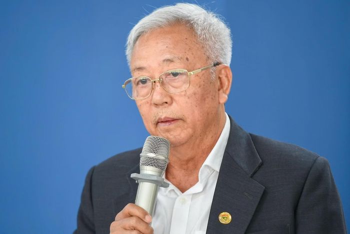 Chủ tịch VINAFRUIT Nguyễn Thanh Bình chia sẻ loạt kiến nghị để tháo gỡ các điểm nghẽn cho ngành sầu riêng. Ảnh: BTC.