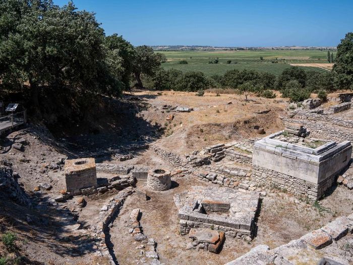 Di tích khảo cổ thành Troy tại Canakkale, Thổ Nhĩ Kỳ. Ảnh: THX/TTXVN phát