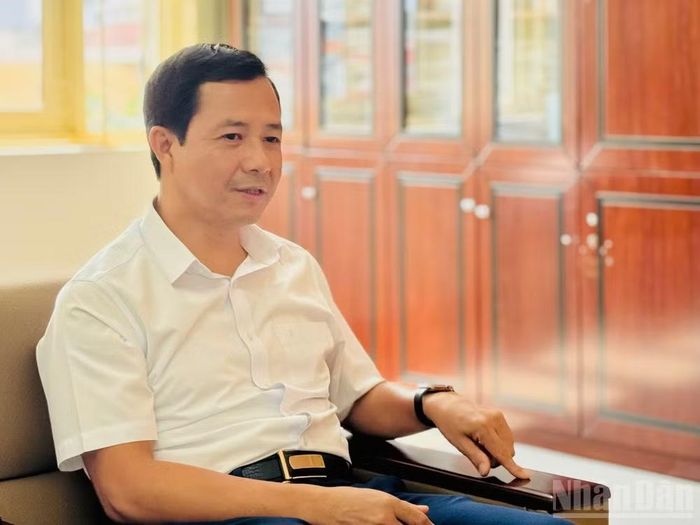 Tiến sĩ Nguyễn Văn Hưng - Phó Giám đốc Sở Giáo dục và Đào tạo tỉnh Thái Nguyên. (Ảnh: Anh Tuấn)