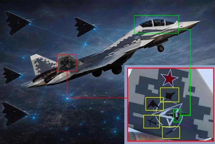 Nga dự định sử dụng tiêm kích hai chỗ ngồi Su-57D để thử nghiệm AI chiến đấu. Ảnh: Army Recognition