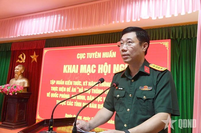 Đại tá Đỗ Duy Chinh, Phó cục trưởng Cục Tuyên huấn, Trưởng ban tổ chức lớp tập huấn Đề án 1219.