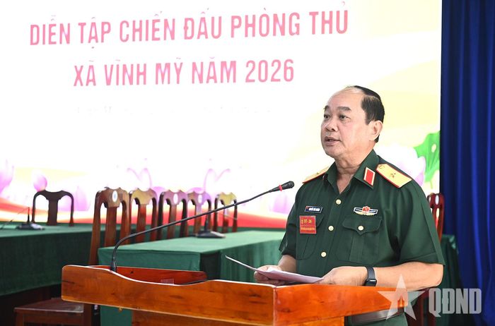 Thiếu tướng Nguyễn Văn Ngành phát biểu chỉ đạo.