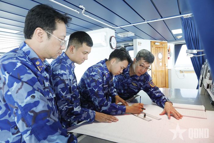 Xác định hải trình khu vực biển Andaman. 