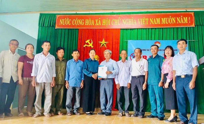 Thôn Quý Xuân, xã Thăng Bình ra mắt mô hình “Khu dân cư không ma túy”.
