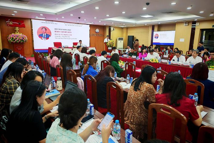  Các đại biểu tham dự hội thảo. Ảnh: TRẦN BÌNH 