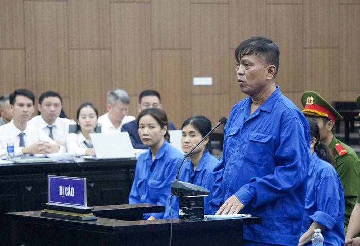 Bị cáo Nguyễn Bá Hoan tại phiên tòa. Ảnh: LAM HOÀNG