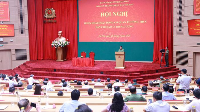  Hội nghị triển khai hoạt động Cơ quan Thường trực Ban Chỉ đạo 57 Trung ương. Ảnh: MINH HẢI 