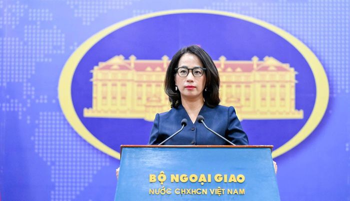 Người phát ngôn Bộ Ngoại giao Phạm Thu Hằng. Ảnh: BNG