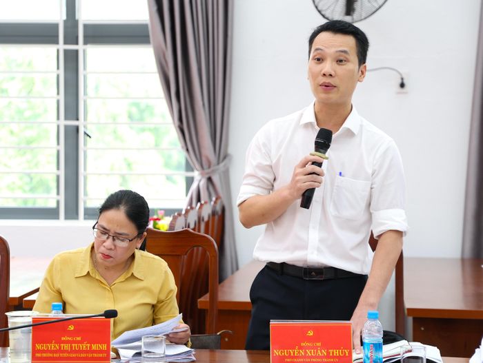  Đồng chí Nguyễn Xuân Thủy, Phó Chánh Văn phòng Thành ủy TPHCM. Ảnh: LÊ THOA 