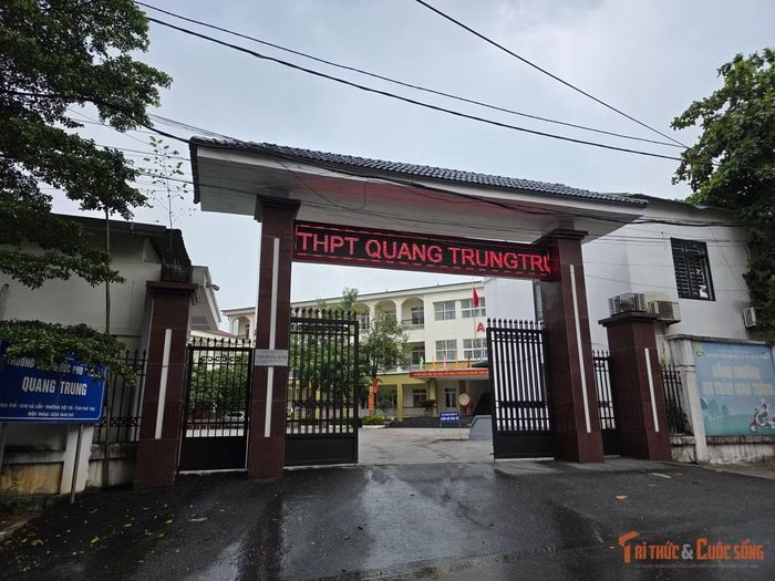 Trường THPT Quang Trung, một ngôi trường mới thành lập ở Phú Thọ. Ảnh: Nguyễn Hinh
