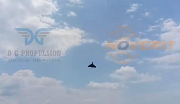 Hình ảnh đạn lảng vảng Divyastra Mk3 đang bay. Ảnh: Kawa UAV