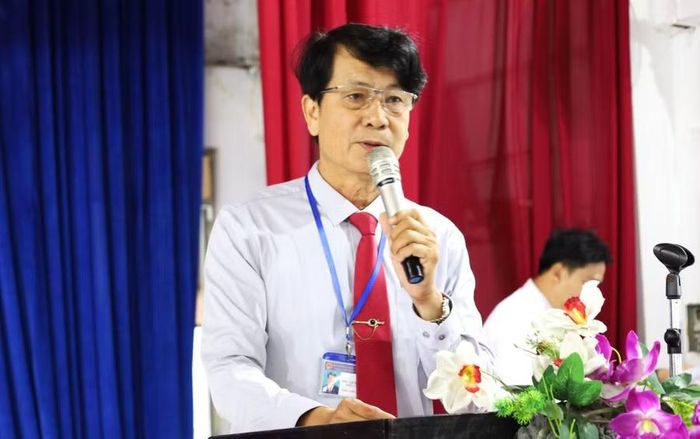 Ông Dư Quốc Kiệt, nguyên Hiệu trưởng Trường Phổ thông dân tộc nội trú Bạc Liêu.
