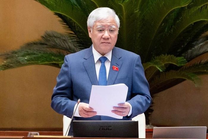 Ủy viên Bộ Chính trị, Phó Chủ tịch Thường trực Quốc hội Đỗ Văn Chiến phát biểu kết luận phiên họp. Ảnh: quochoi.vn