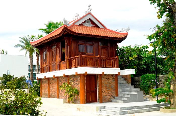 Khu am thờ bề thế này cũng không có trong hồ sơ thiết kế và giấy phép xây dựng.