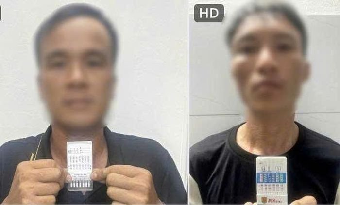 Đối tượng Nguyễn Đình Duẩn và Mai Thế Dũng bị khởi tố về hành vi “tổ chức sử dụng trái phép chất ma tuý”. (Ảnh: CAHY).