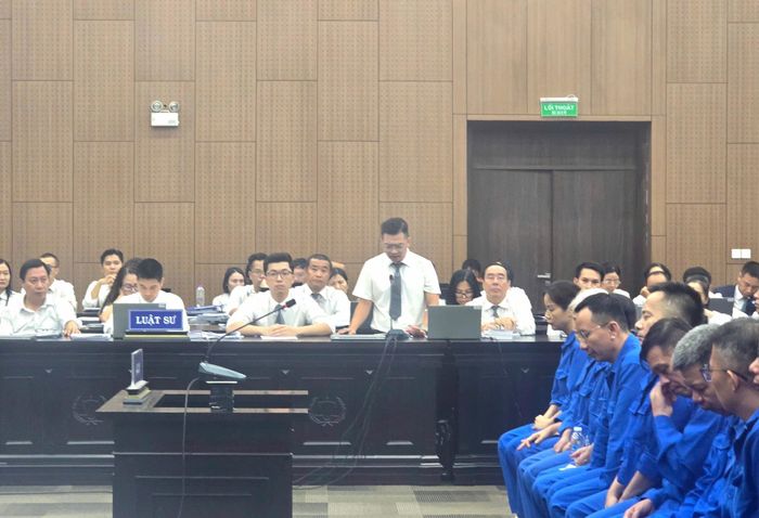 Luật sư Bùi Tuấn Anh, người bào chữa cho bị cáo Nghiêm Quốc Hưng.