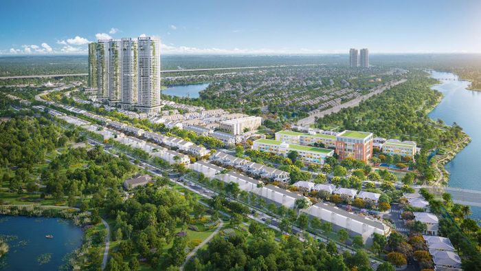 Phân khu Rừng Phượng mới được Ecopark ra mắt với tiện ích giáo dục làm trung tâm. Ảnh phối cảnh