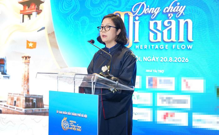 Bà Lê Thị Ánh Mai, Phó Giám đốc Sở Văn hóa, Thể thao và Du lịch Hà Nội.