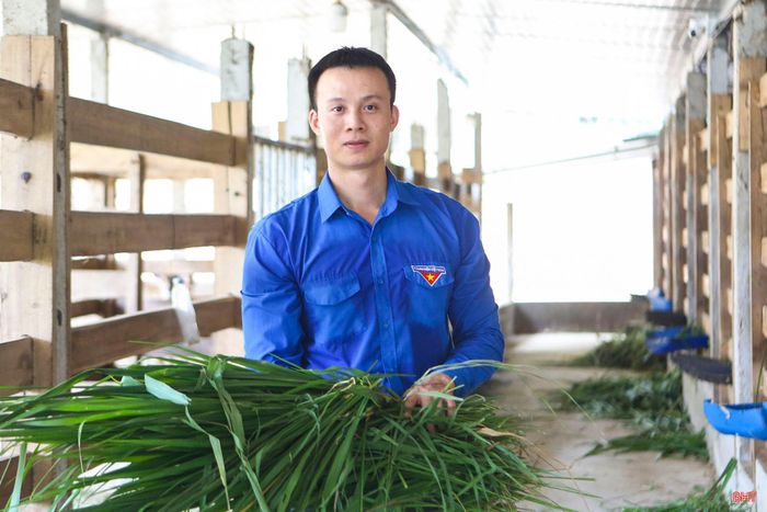 Anh Nguyễn Hồng Tiệp - Bí thư Đoàn xã Sơn Giang.