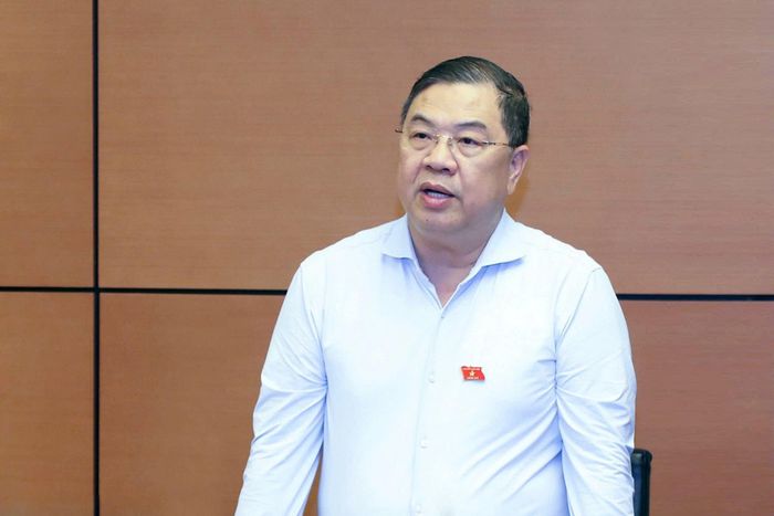 Đại biểu Phạm Gia Túc - Ủy viên Bộ Chính trị, Phó Thủ tướng Thường trực Chính phủ (Đoàn ĐBQH tỉnh Hà Tĩnh) phát biểu tại phiên thảo luận.