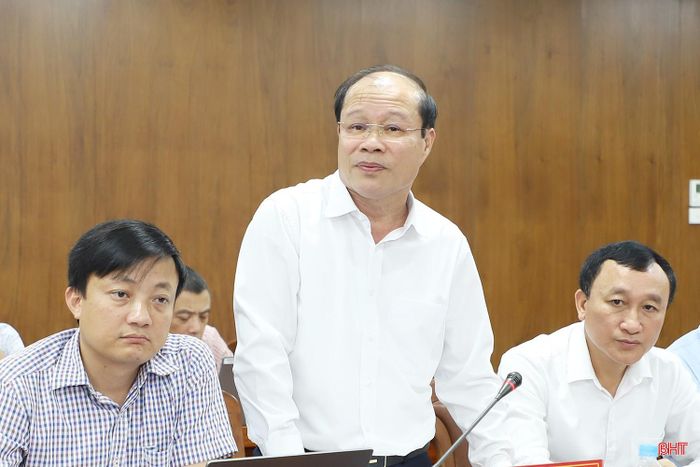 Ông Nguyễn Hoài Sơn - Bí thư Đảng ủy phường Sông Trí, Phó Trưởng ban Thường trực Ban Chỉ đạo GPMB các dự án trọng điểm KKT Vũng Áng đề xuất một số nhiệm vụ cần tập trung.