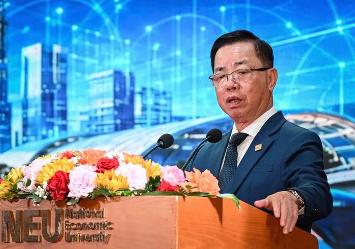 Anh hùng Lao động Trần Mạnh Báo, Phó Chủ tịch Hiệp hội Doanh nhân cựu chiến binh Việt Nam, Phó Chủ tịch Hiệp hội Doanh nghiệp khoa học công nghệ Việt Nam. (Ảnh: BND)