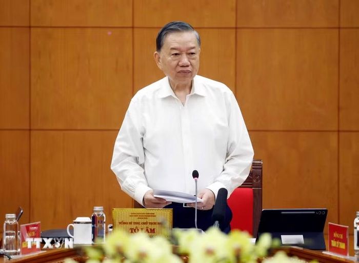 Tổng Bí thư, Chủ tịch nước Tô Lâm phát biểu. (Ảnh: Thống Nhất/TTXVN)