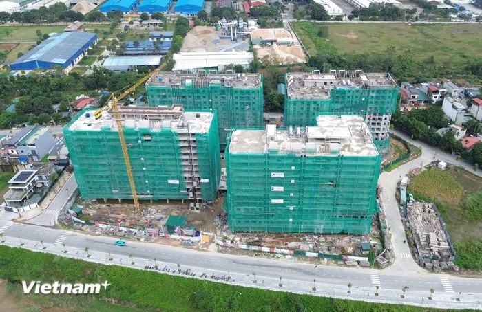 Một dự án nhà ở xã hội. (Ảnh: Khánh Hùng/Vietnam+)