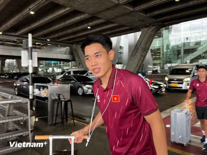 Đình Bắc cũng đặt quyết tâm cao ở trận chung kết sắp tới. Ngôi sao trẻ của tuyển Việt Nam đang có cùng thành tích 5 bàn thắng với Xuân Son. (Ảnh: Vietnam+)