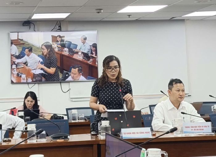 Bà Nguyễn Thị Thu Sương, Trưởng Phòng Phát triển khoa học và công nghệ, Sở Khoa học và Công nghệ Thành phố.