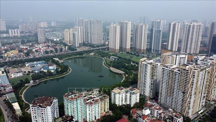 Một góc khu đô thị Trung Hòa - Nhân Chính. Ảnh minh họa: Tuấn Anh/TTXVN