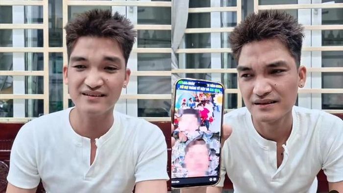 Mạc Văn Khoa khẳng định thông tin anh vỡ nợ 100 tỷ đồng, phải đóng cửa chuỗi bún đậu mắm tôm là sai sự thật. Ảnh: Cắt từ clip.