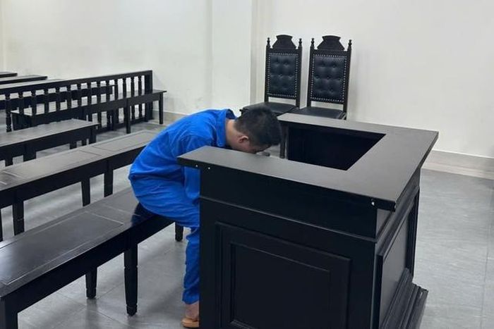 Bị cáo Trần Sinh Viên tại tòa. Ảnh: TN/Vietnamnet