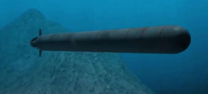 Hình ảnh hình dung về ngư lôi Poseidon. Ảnh: Naval News