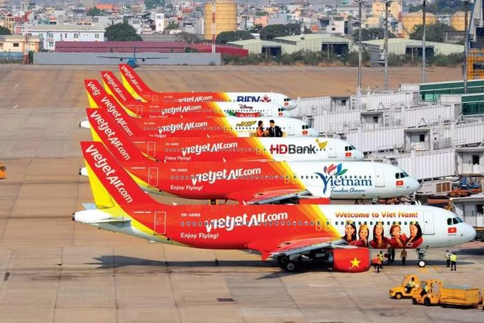 Vietjet đang khai thác đội tàu bay với mạng bay ngày càng mở rộng. Ảnh: Vietjet.