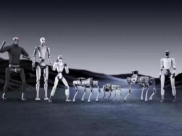 Một số loại robot của Unitree Robotics. Ảnh: Sohu,