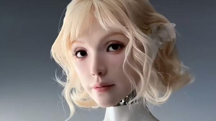 Robot Origin M1 có thể mô phỏng nhiều biểu cảm như người thật. Ảnh: OC.