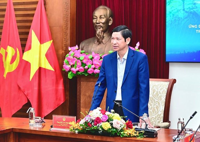 Thứ trưởng Bộ Văn hóa, Thể thao và Du lịch (VHTTDL) Hồ An Phong phát biểu tại Hội nghị. Ảnh: Hằng Trần