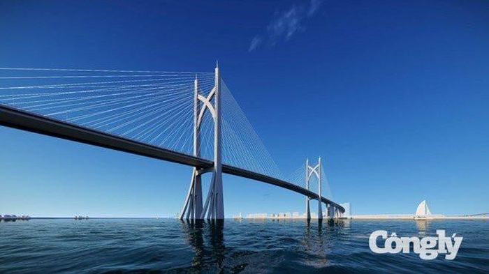 Phối cảnh dự án cầu Cần Giờ.