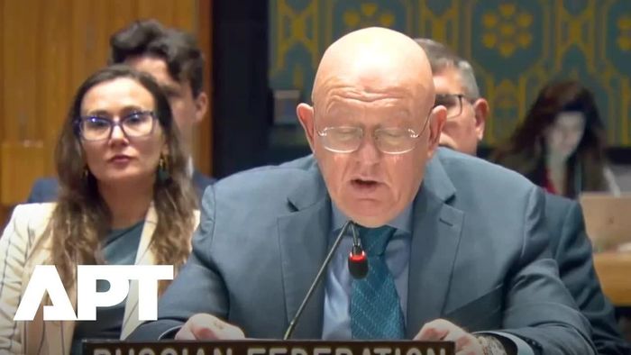 Đại sứ Nga tại LHQ Vassily Nebenzia kêu gọi cải tổ phương thức làm việc của HĐBA LHQ. Ảnh chụp màn hình.